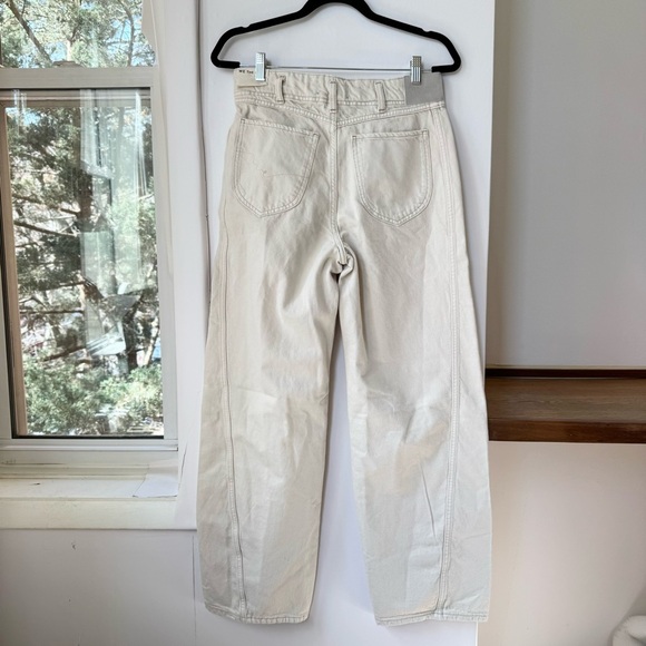 NWT Free People Aster Straight Leg Jeans Denim We The Free in Cream 30 - Picture 9 of 14